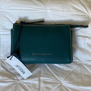 NWT Dooney & Bourke leather cosmetic pouch